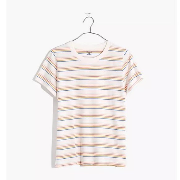 Madewell Tee Northside Vintage in Costillo Stripe - Picture 5 of 5